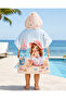 Girl's Beach Themed Hooded Beach Poncho Quick Drying Children's Towel Poncho - 5