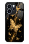 Oppo Reno 15 Pro Yellow Galaxy Butterfly Design Glossy Phone Case