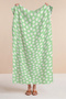Daisy Floral Green Beach Towel - Bohemian Minimalist Summer Quick-Dry Microfiber Towel - 4