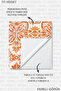 Ethnic Mandala Orange Beach Towel - Bohemian Mediterranean Ceramic Motif Quick-Dry Microfiber Towel - 8