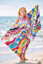 Colorful Starry Abstract Artistic Beach Towel - Galaxy-Inspired Pastel Quick-Dry Microfiber Towel - 2