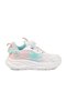 White-Pink Lace-Up Lightweight Flexible Girls' Sports Shoes 26Y512 F
