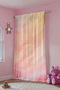 Pastel Heart Clouds Patterned Children's Baby Room Background Curtain (Single Wing Pricing) - 4