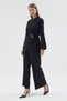 Belt Detailed Elastic Waist Pants Set - 2