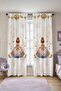 Klbklr Princess Patterned Children's Baby Room Background Curtain (Single Wing Pricing) - 2