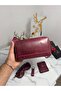 100% Genuine Crazy Leather Minimalist 5-Piece Accessory Set: Handbag - Wallet - Card Holder - Glasses Case - Keychain Set - 7