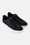 Men Court Break Double Vented Slip On Outdoor Shoes, Black - 2