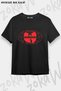 Unisex Loose Fit Wu Tang Clan V25 Printed T-Shirt