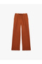 Textured Wide-Leg Pants with Pocket and Tie Detail - 3