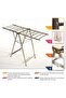 Premium Foldable Clothes Drying Garment Rack Strong Metal Frame 80KG Capacity JL-8833 Model 160cm Wide - 5