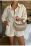 Women's elegant gold braided hand and shoulder bag - 2