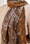 Urban Hours Flower Green Brown Mayda Shawl - 5