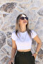 White Modal Crop Top - 3