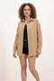 Women's Basic Oversize Cotton Biscuit Shirt - 4