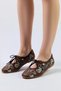 Women's Embroidered Ballerina Flats Flat Heel Faux Leather Comfortable Daily Shoes Comfortable Modern Stylish Elegant Seasonal - 3