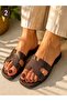 Helen Brown Genuine Leather Women's Slippers