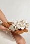 Bln 141 Flat Sole Slippers with Bow Detail