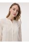 Rochie midi crem de damă - 3