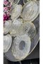Esterhomedecor 6-Person 12-Piece Glass Snack Bowl Set - 3