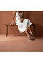 Brown Satin Piping Women's Casual Sandals - 2