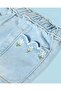Infant Girls Blue Embellished Wideleg Jeans - 2