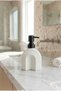 Striped Bohemian Minimal Glass Liquid Soap Dispenser - 250ml - 14X6X5.5 cm