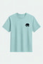 Men's T-Shirt Elephant Embroidery 100% Cotton Crew Neck Short Sleeve T-Shirt - 4