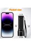 Mini Flashlight, Zoomable LED Flash Light, 3 Modes, 3 AAA Batteries Included, Handheld Small Flashlight for Camping, Emergency, Home - 8