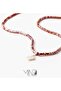 Rozhalia Women's Necklace, 18K Gold, Beaded Pendant Necklace, with Crystal & Shell, Handmade Adjustable Jewelry - 2
