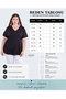 Women's Plus Size V-Neck Blouse with Sleeve Epaulettes - 3