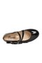 Black Patent Leather Orthopedic Girls' Ballerina Shoes 26A88 F - 4