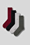 Men's 4-Pack Cotton Patterned Socks