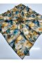 Organic Cotton Viscose Scarf Special Design Tie-Dye Floral Lightweight Stylish - 2