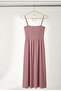 Women's Strappy Chest Gipe Elastic Mini Dress - 5