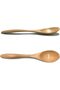 7 Pcs Small Wooden Spoons, Honey Spoons for Tea, Beech Wooden Honey Teaspoon for Coffee, Reusable Wood Kids Dinner Flatware Wood Kitchen Utensils Tea Spoon - 3