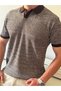 Men's Polo Neck Knitwear T-Shirt