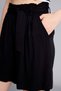 Paperbag High Waist Wide Leg Belmando Black Shorts H1055Ax26Sm - 4
