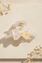 Stylish Bow Detail Transparent Stone Hair Claw Clip - 5