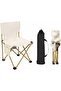 Multi Purpose Folding Camping Chair with Compact Lightweight Structure and Carrying Bag, Comfortable Portable Outdoor Chair