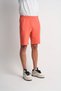 Orange Men's Regular Fit Two Thread Zipper Pocket Cotton Shorts - 3