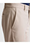Beige Slim Fit Woven Shorts 50321831-Vr011 - 6