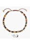 Bid Men’s Bracelet, 18K Gold Cube Bracelet, Moss Jasper Beaded Handmade Adjustable Jewelry - 2