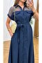 Sequin Detailed Tencel Dress - 3