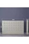 VISTA HEADBOARD VELVET WHITE L-200 : H-125 CM - 5