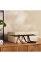 Alyna Embossed Faux Leather Storage Box 36x22x12cm -Beige