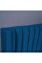 Venus Headboard Velvet Blue L-150 : H-125 Cm - 3