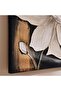 Blomen Hand Painted Canvas Wall Art 60x3x60cm- White - 3