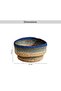 Cornelia Sea Grass Basket 21x21x13.5cm - Blue - 5