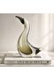 Daffy Glass Duck Decor Figurine 14x7x22cm - Green