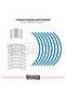 Yamaha Tracer Wheel Sticker Set High Quality 24-Piece Wheel Set - 3